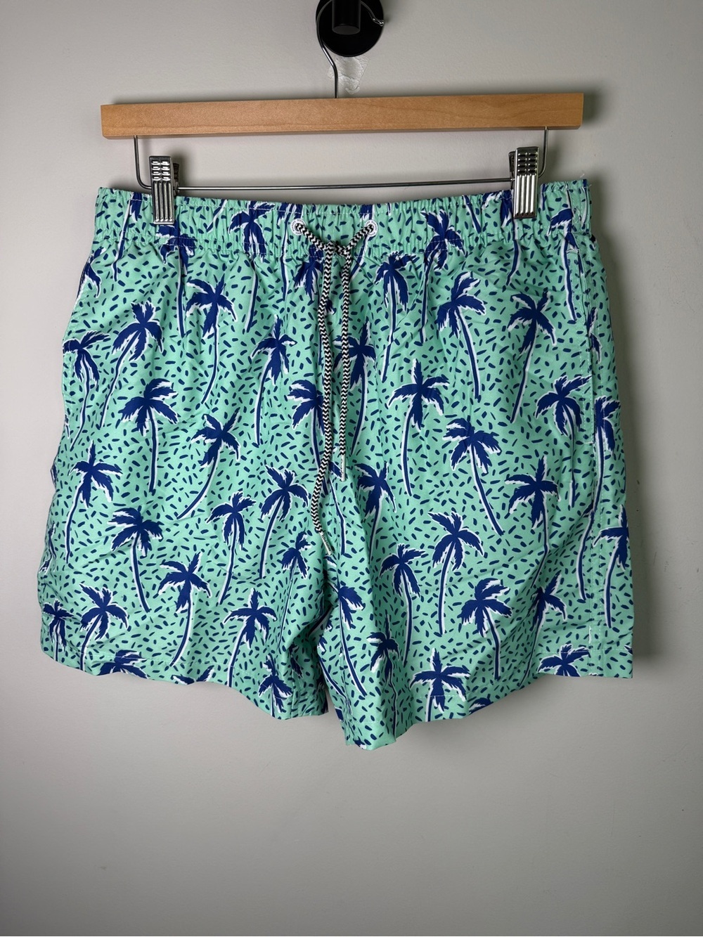 NWT Boardies Green Palm Tree Swim Tropical Shorts 3.5” Beach Vacation Resort